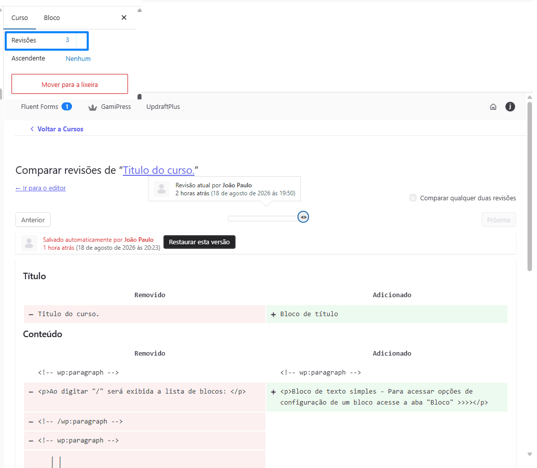 Menu e página Revisões.png