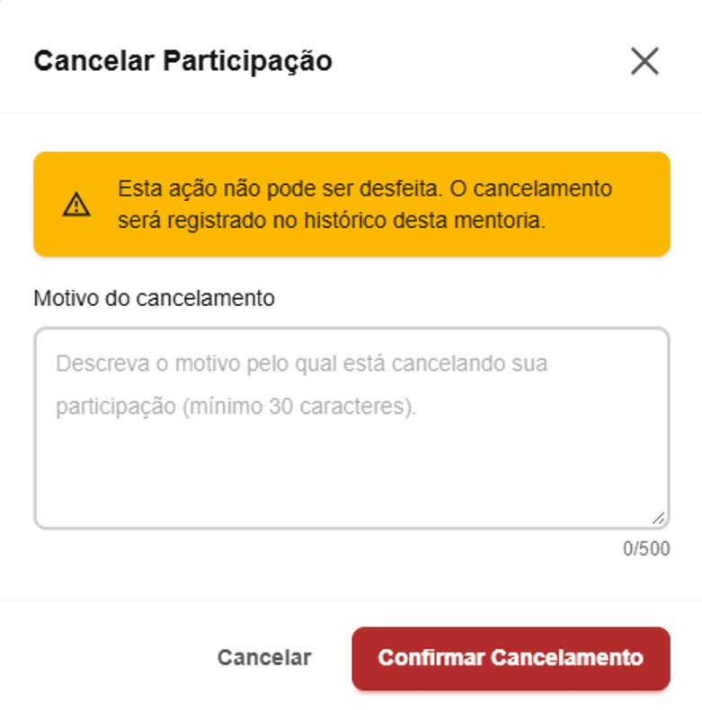 Detalhamento da Mentoria
